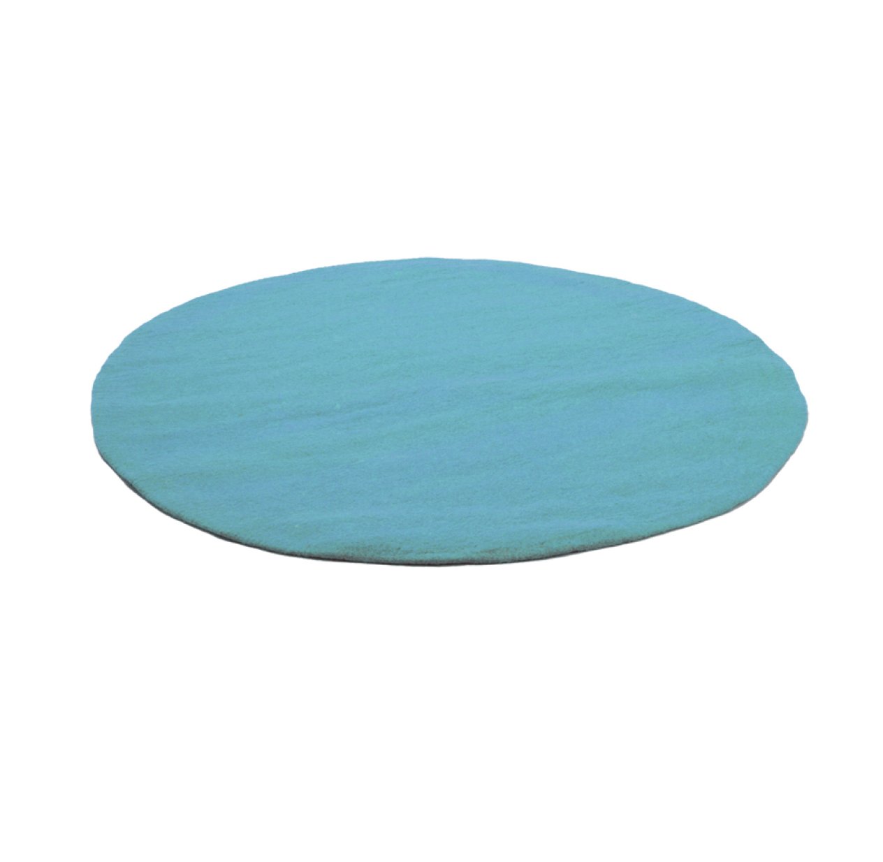 Tapis Kali en feutre - turquoise pastel